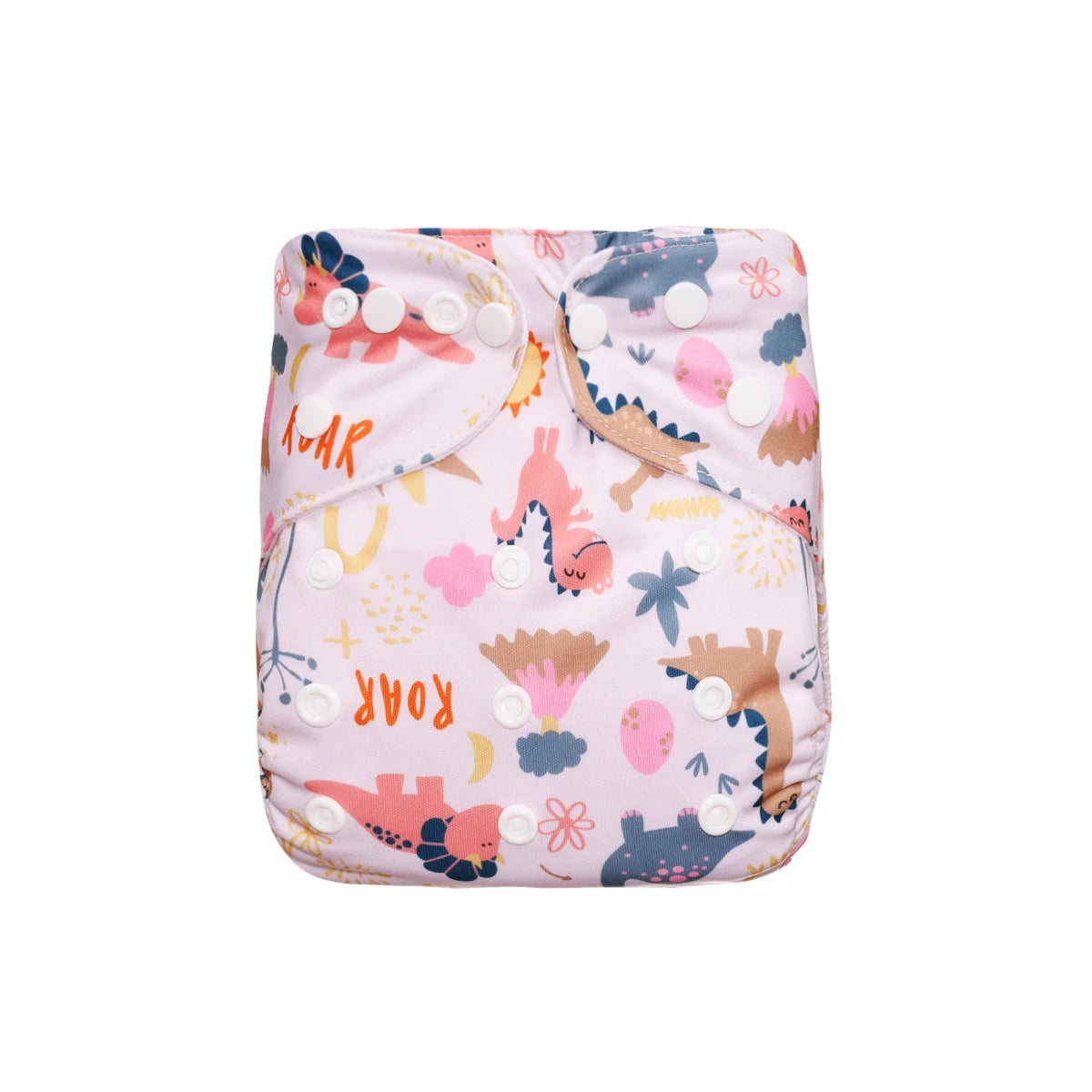 Elinfant 1pc Reusable Cloth Diaper Dry Fast Suede Cloth Inner Waterproof adjustable Baby Cloth Diaper For 3-15kg