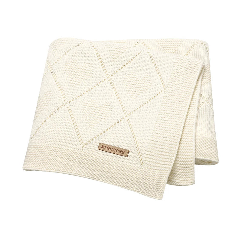 Baby Blankets Super Soft Neworn Infant Babies Boys Girls Cotton Knit Sleep Quilts Covers for Stroller 90*70cm Kids Throwing Mats
