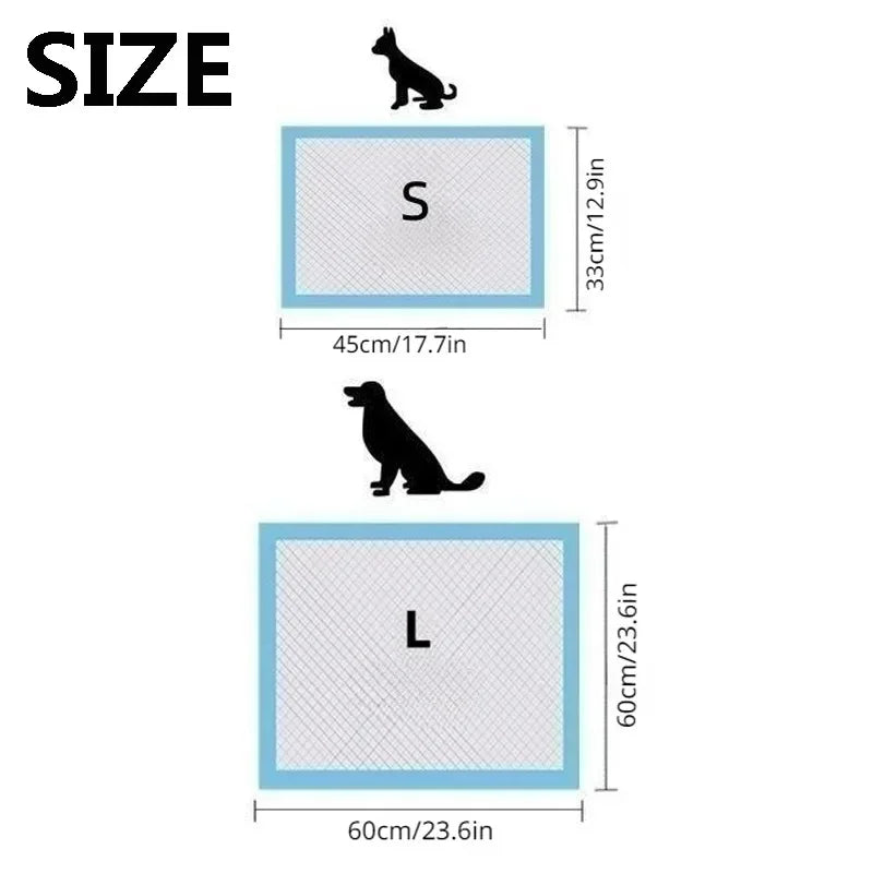 Disposable Pet Diapers Cat DogPig Pet Care Pads High Water Absorption Pet Diapers Disposable Diapers for Dogs Elderly People