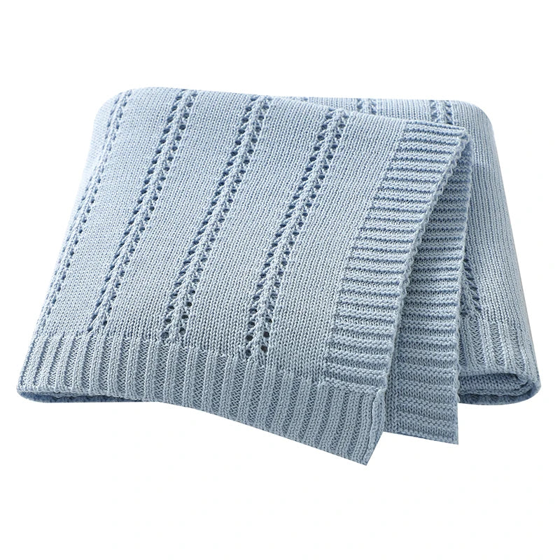 Baby Blankets Super Soft Neworn Infant Babies Boys Girls Cotton Knit Sleep Quilts Covers for Stroller 90*70cm Kids Throwing Mats