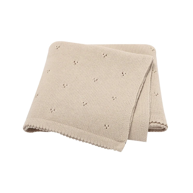 Baby Blankets Super Soft Neworn Infant Babies Boys Girls Cotton Knit Sleep Quilts Covers for Stroller 90*70cm Kids Throwing Mats