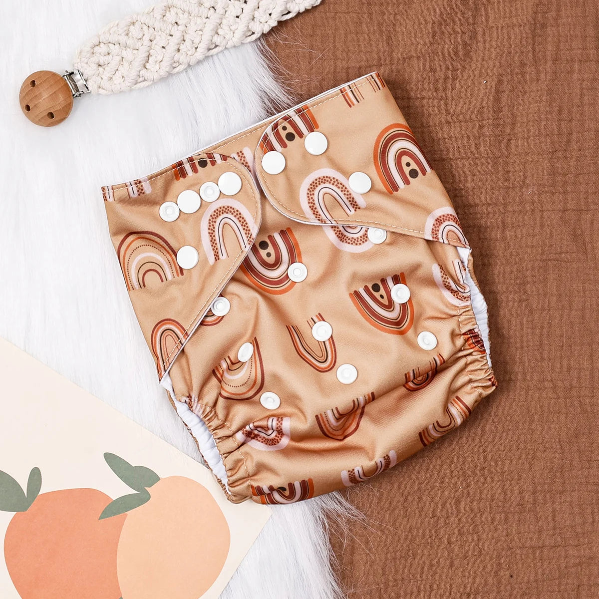 1pcs Baby Diapering Waterproof Reusable Adjustable Eco-Friendly 100% Polyester Baby Cloth Diapers