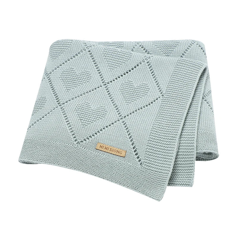 Baby Blankets Super Soft Neworn Infant Babies Boys Girls Cotton Knit Sleep Quilts Covers for Stroller 90*70cm Kids Throwing Mats