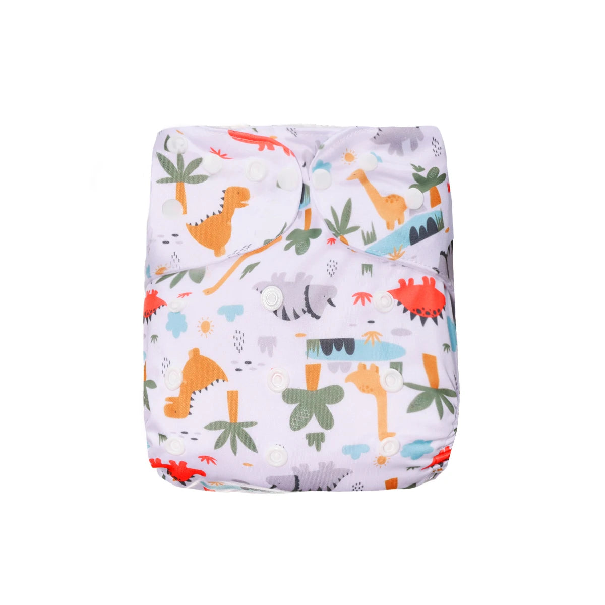 Elinfant 1pc Reusable Cloth Diaper Dry Fast Suede Cloth Inner Waterproof adjustable Baby Cloth Diaper For 3-15kg