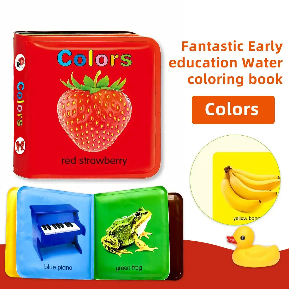 Floating Baby Bath Books for Baby,Kids Learning Bath Toys,Waterproof Bathtime Toys for Toddlers,Educational Infant Bath Toys.