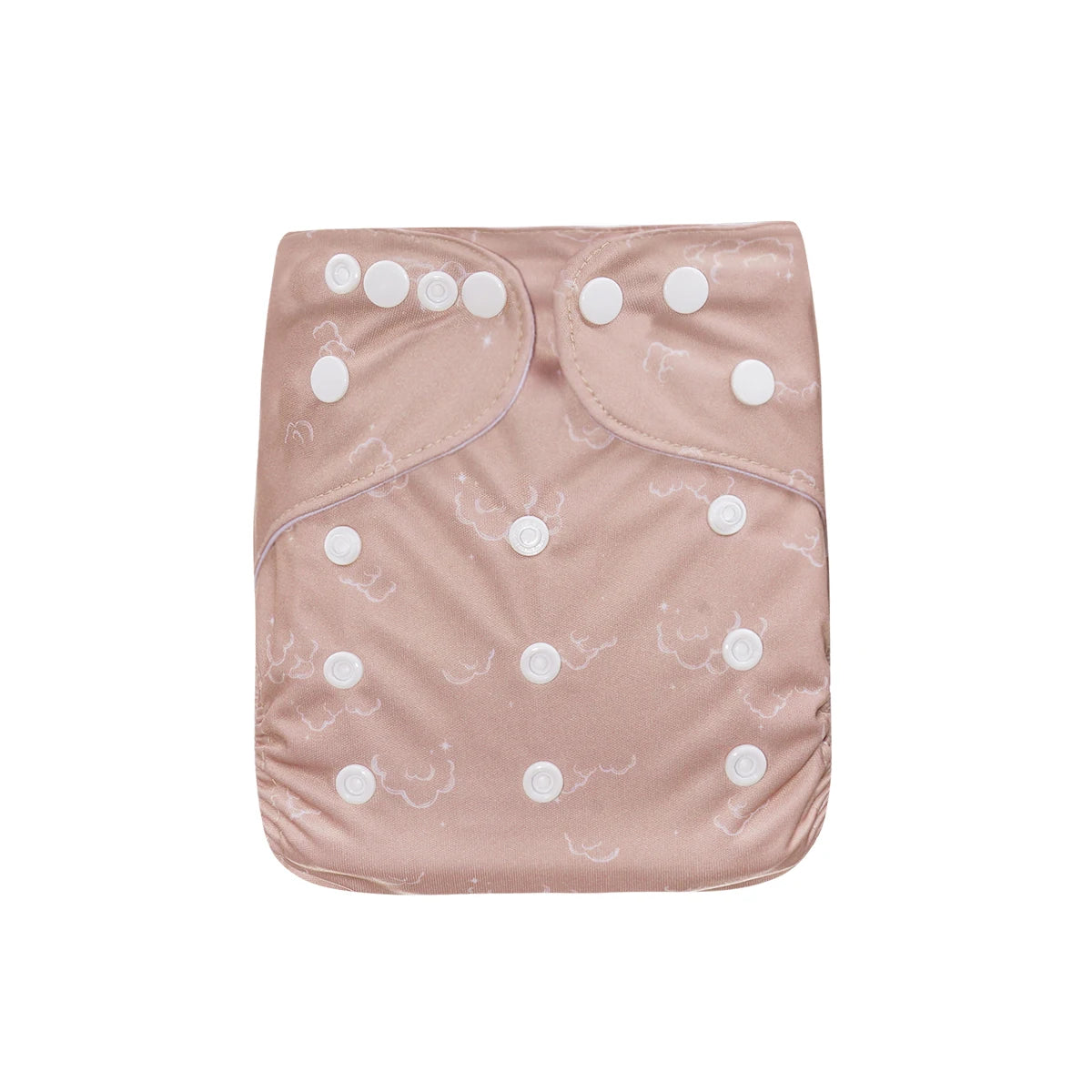 Elinfant 1pc Reusable Cloth Diaper Dry Fast Suede Cloth Inner Waterproof adjustable Baby Cloth Diaper For 3-15kg