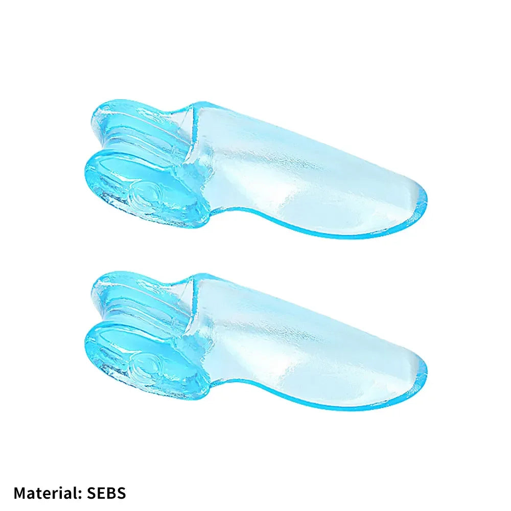 2PCS Silicone Gel Thumb Corrector Bunion Foot Toe Hallux Valgus Protector Separator Finger Straightener Adjuster Foot Care Tool