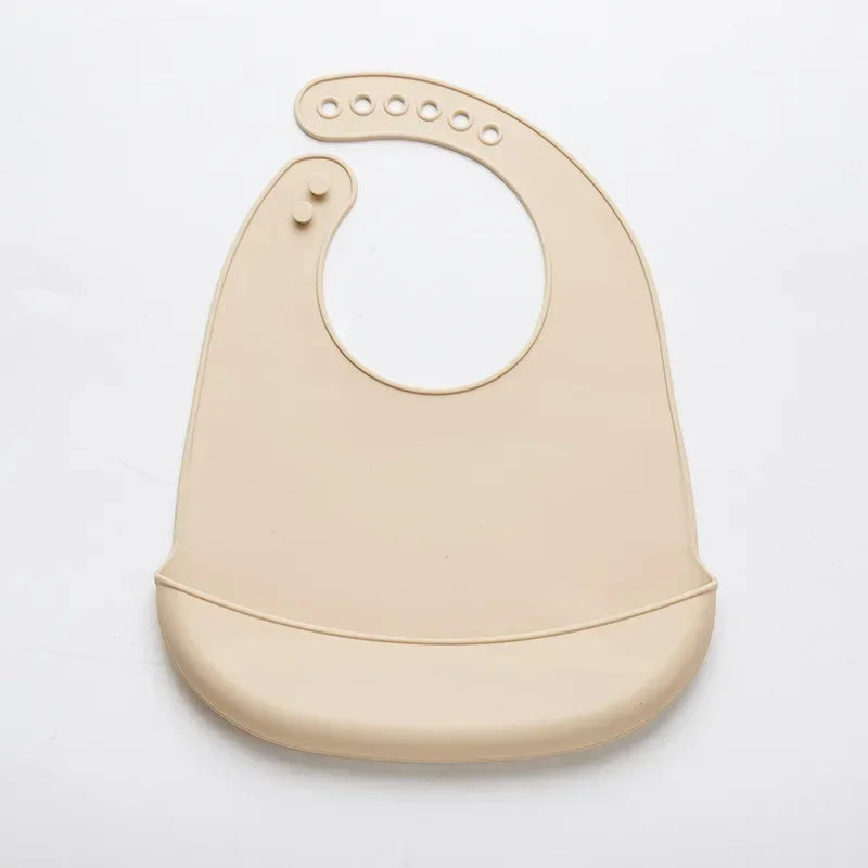 Silicone Babi Bib Waterproof Saliva Dripping Banana Bibs Newborn Feeding Soft Edible Aprons Baby Adjustable Burp Scarf