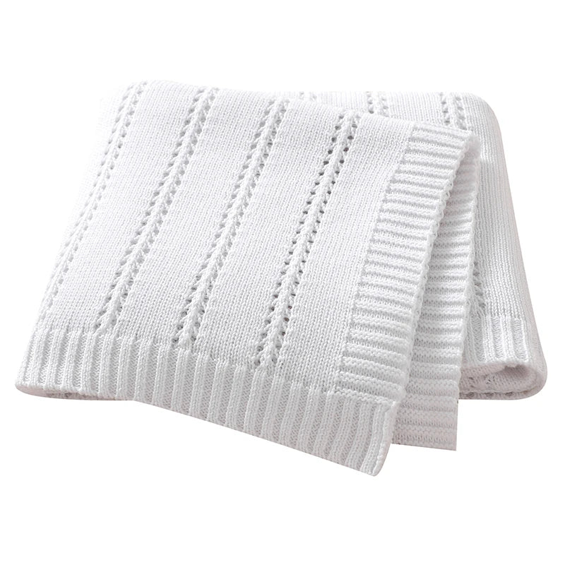 Baby Blankets Super Soft Neworn Infant Babies Boys Girls Cotton Knit Sleep Quilts Covers for Stroller 90*70cm Kids Throwing Mats