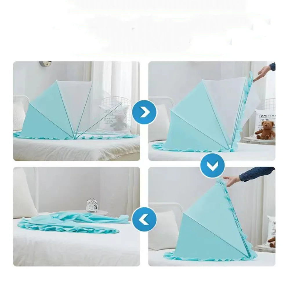 Baby Bed Mosquito Net Newborn Without Bottom Foldable Baby Canopy Yurt General Baby Mosquito Net Bed Baby Accessories