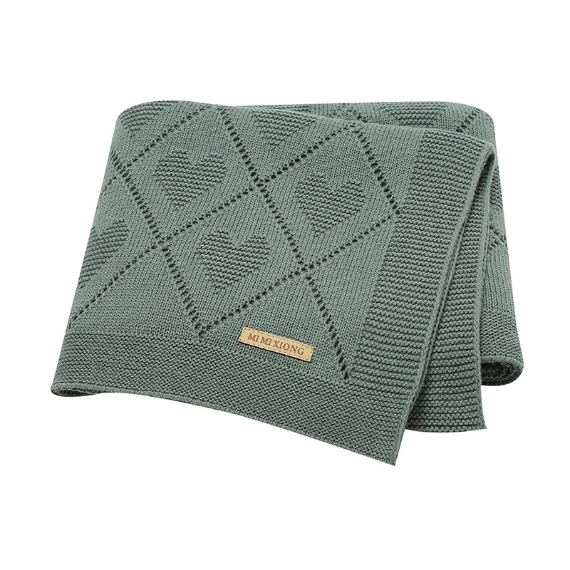Baby Blankets Super Soft Neworn Infant Babies Boys Girls Cotton Knit Sleep Quilts Covers for Stroller 90*70cm Kids Throwing Mats