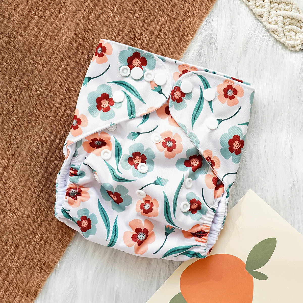 1pcs Baby Diapering Waterproof Reusable Adjustable Eco-Friendly 100% Polyester Baby Cloth Diapers