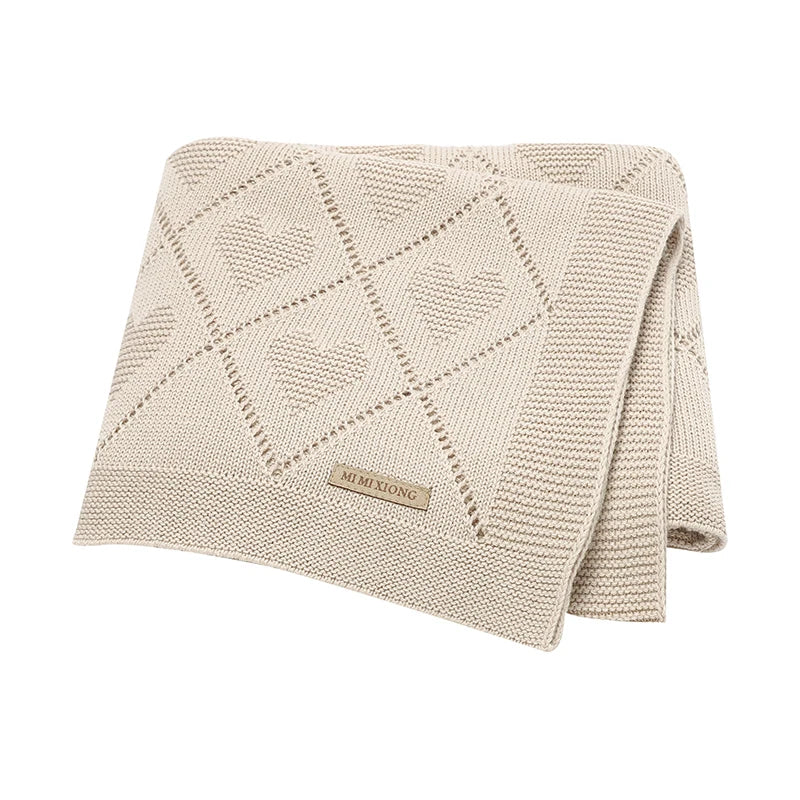 Baby Blankets Super Soft Neworn Infant Babies Boys Girls Cotton Knit Sleep Quilts Covers for Stroller 90*70cm Kids Throwing Mats