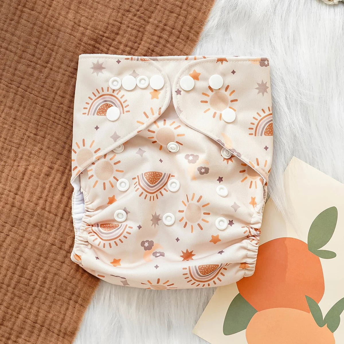 1pcs Baby Diapering Waterproof Reusable Adjustable Eco-Friendly 100% Polyester Baby Cloth Diapers