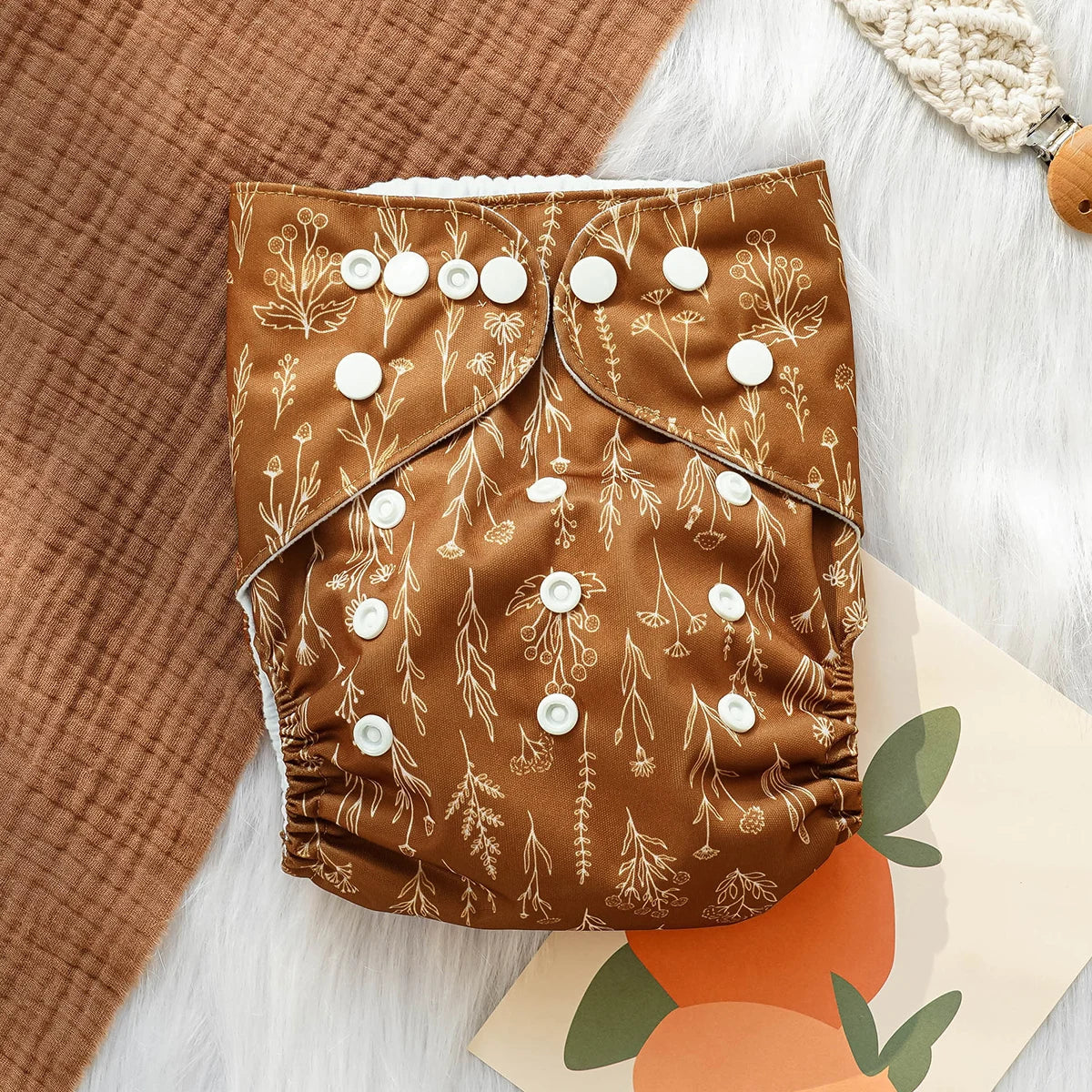 1pcs Baby Diapering Waterproof Reusable Adjustable Eco-Friendly 100% Polyester Baby Cloth Diapers