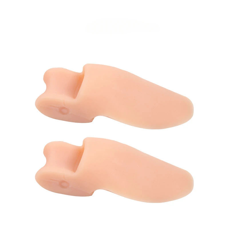 2PCS Silicone Gel Thumb Corrector Bunion Foot Toe Hallux Valgus Protector Separator Finger Straightener Adjuster Foot Care Tool