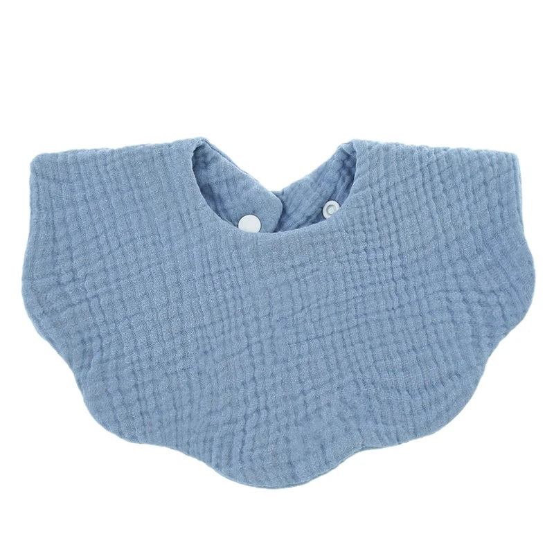 Baby  Shape Feeding Bib Bandana Burp Cloth Scarf Printed Soft  Cotton Absorbent Saliva Towel Breathable Apron for A2UB