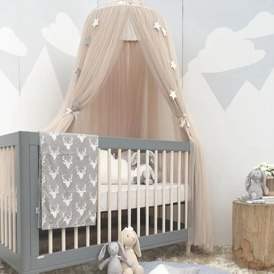Baby Canopy Mosquito Net for Bed Baby Bed Mosquito Net Canopy Tulle Curtains Hanging Crib Mosquito Net Children's Room Decor