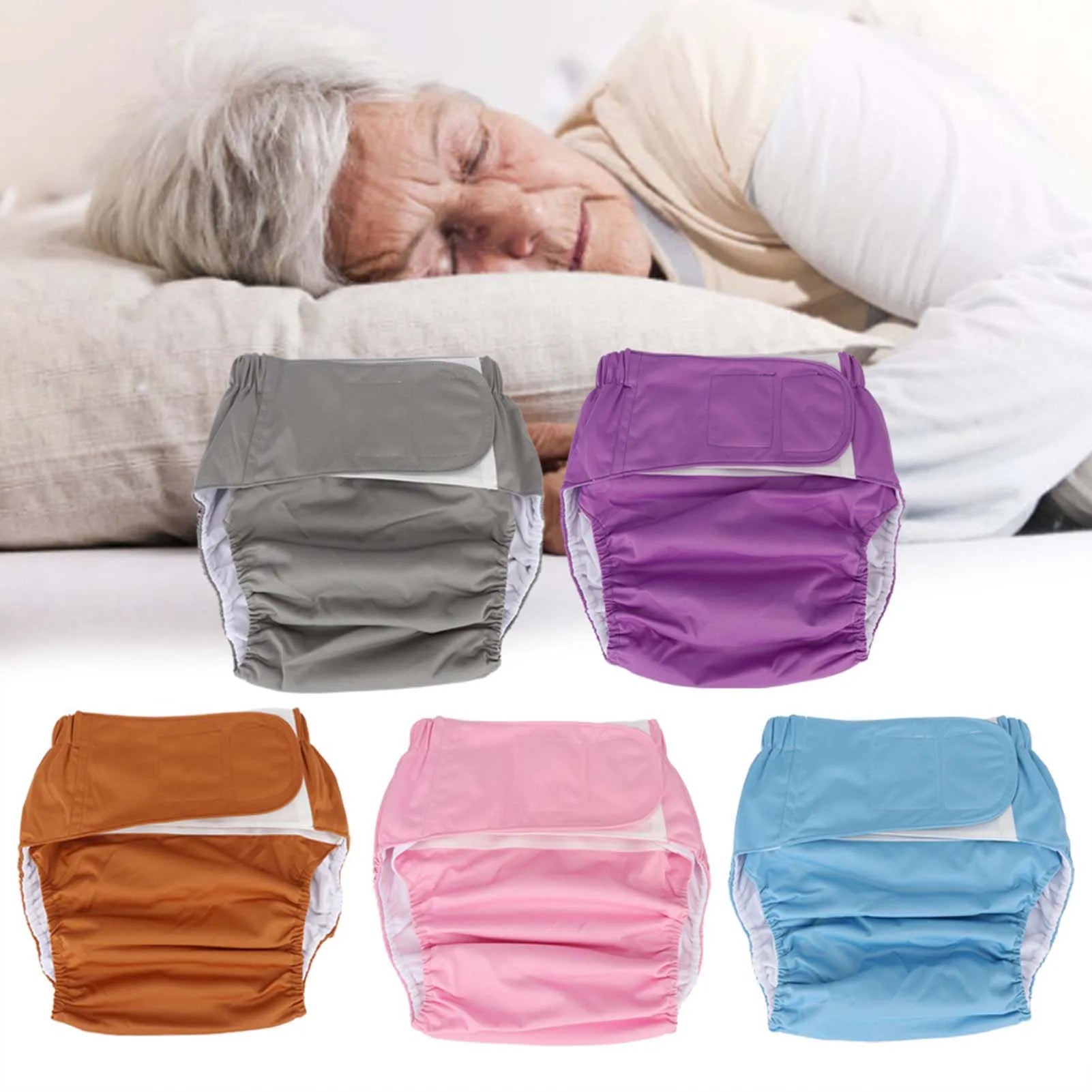 Adult Diapers Diapers Pocket Nappies Waterproof Diapers Washable Reusable Adult Elderly Cloth Diapers Pocket Nappies