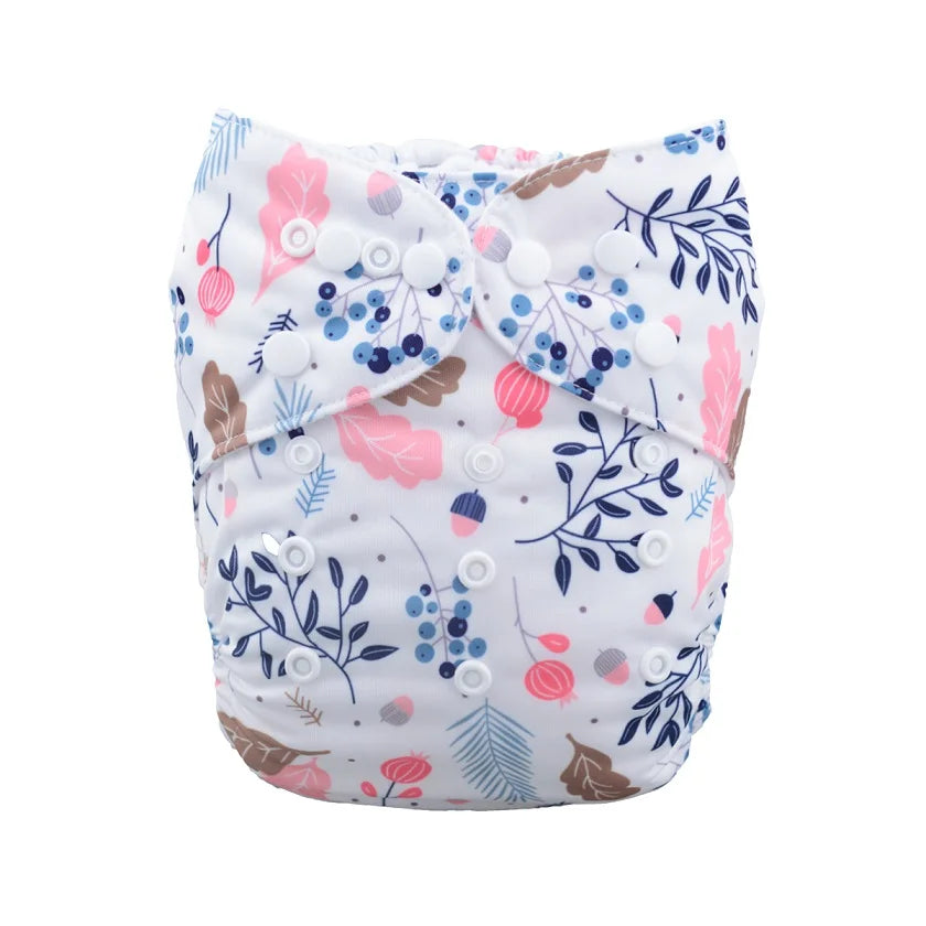 U Pick ALVABABY Baby Cloth Diaper Reusable Cloth Nappy Washable Diaper Nappy for Baby 3-15kg with 1pc Microfiber Insert