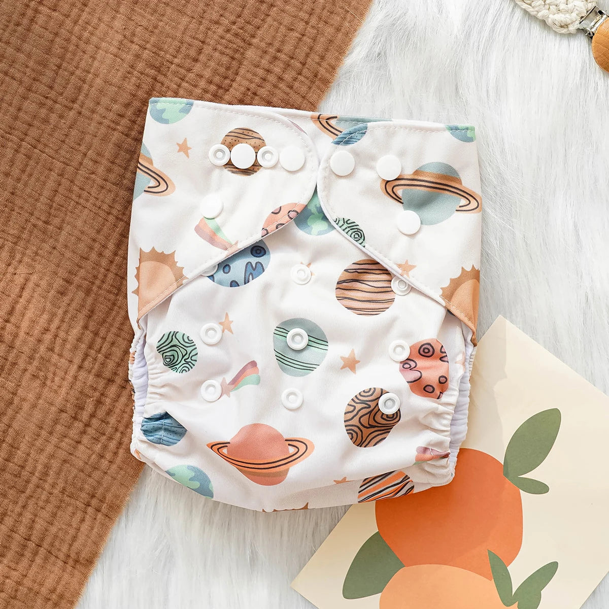 1pcs Baby Diapering Waterproof Reusable Adjustable Eco-Friendly 100% Polyester Baby Cloth Diapers