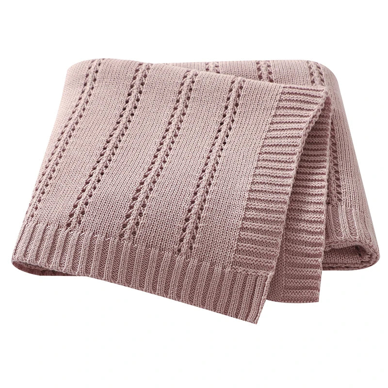 Baby Blankets Super Soft Neworn Infant Babies Boys Girls Cotton Knit Sleep Quilts Covers for Stroller 90*70cm Kids Throwing Mats