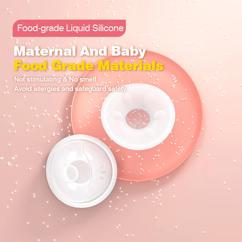 MAMIJOY Silicon 2Pcs Breastpad Saver Shield Breast Milk Collector BPA Free Penampung ASI
