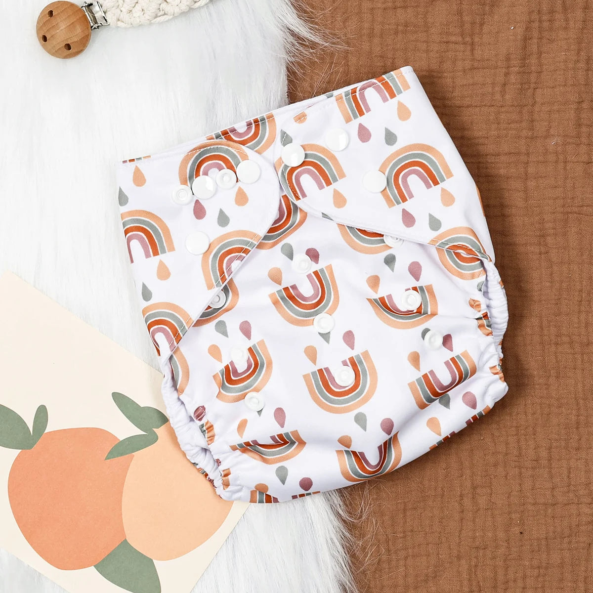1pcs Baby Diapering Waterproof Reusable Adjustable Eco-Friendly 100% Polyester Baby Cloth Diapers