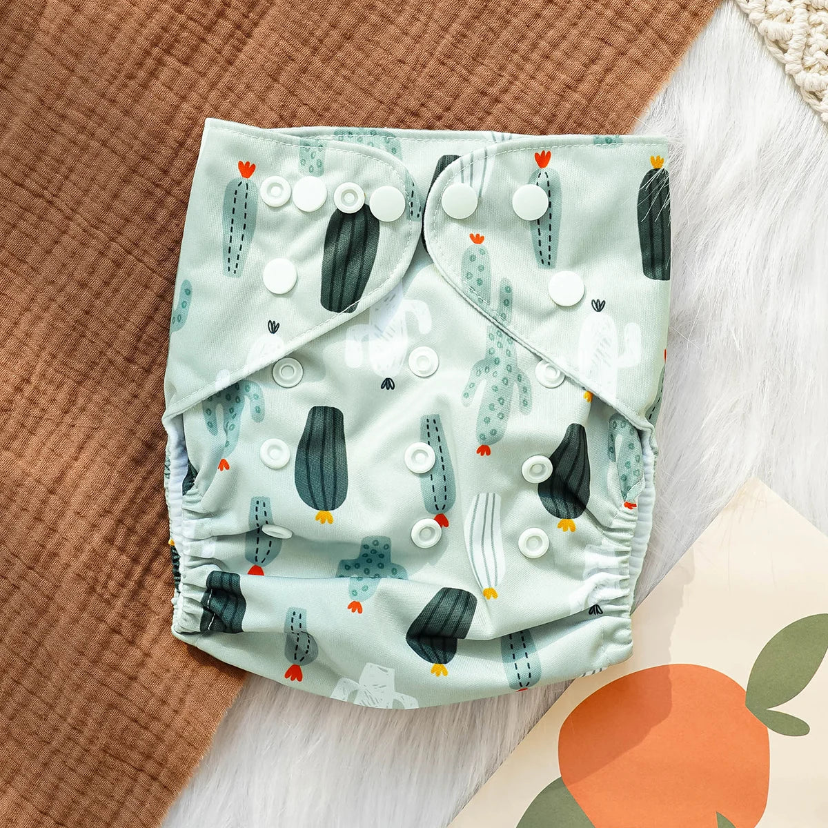 1pcs Baby Diapering Waterproof Reusable Adjustable Eco-Friendly 100% Polyester Baby Cloth Diapers