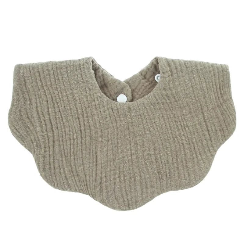 Baby  Shape Feeding Bib Bandana Burp Cloth Scarf Printed Soft  Cotton Absorbent Saliva Towel Breathable Apron for A2UB