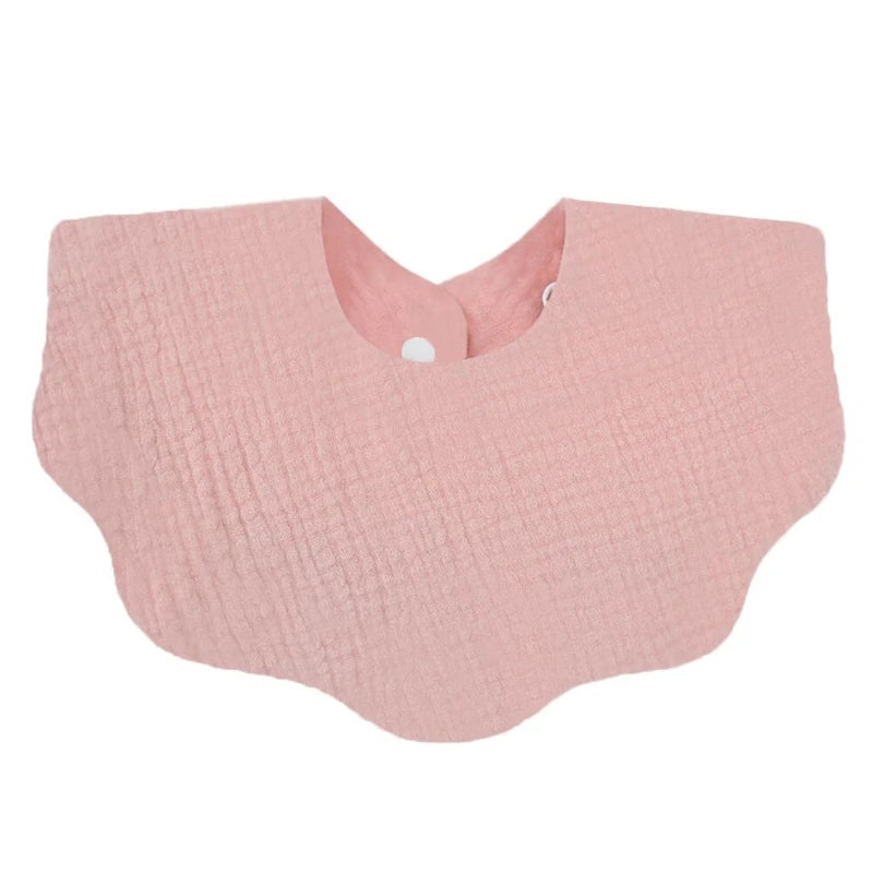 Baby  Shape Feeding Bib Bandana Burp Cloth Scarf Printed Soft  Cotton Absorbent Saliva Towel Breathable Apron for A2UB