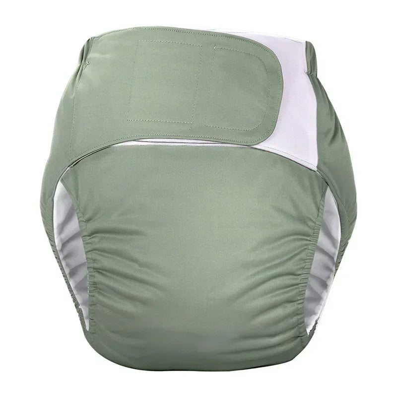 1PC Reusable Adult Diapers Large Size Washable Cloth Diaper for Patients Elderly Men and Women Incontinence Pants
