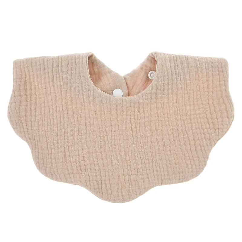 Baby  Shape Feeding Bib Bandana Burp Cloth Scarf Printed Soft  Cotton Absorbent Saliva Towel Breathable Apron for A2UB